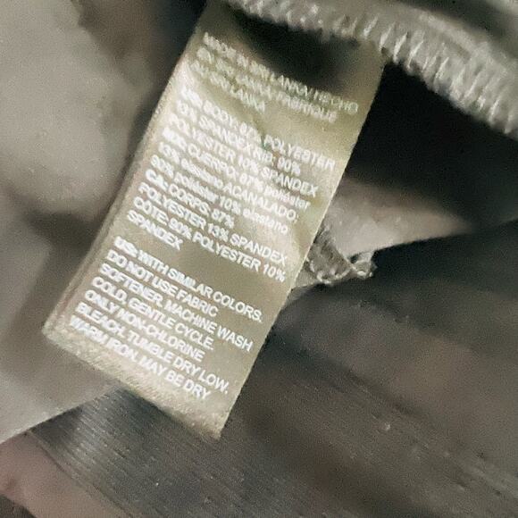 Chicos High Rise Ribbed Side Pull On Pants Size 6 Black - Picture 8 of 11